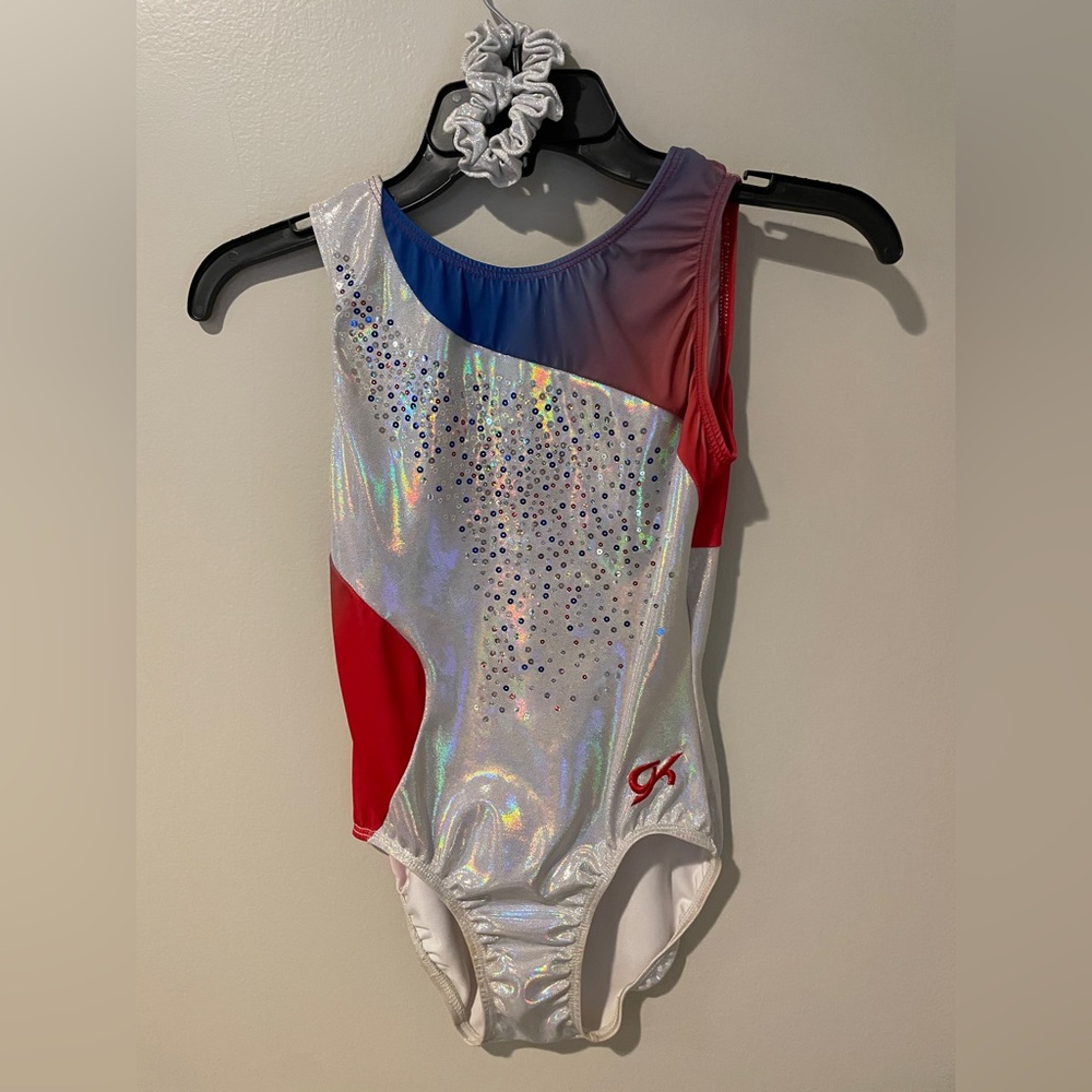 GK Leotard Adult Small with bonus matching Scrunchie
